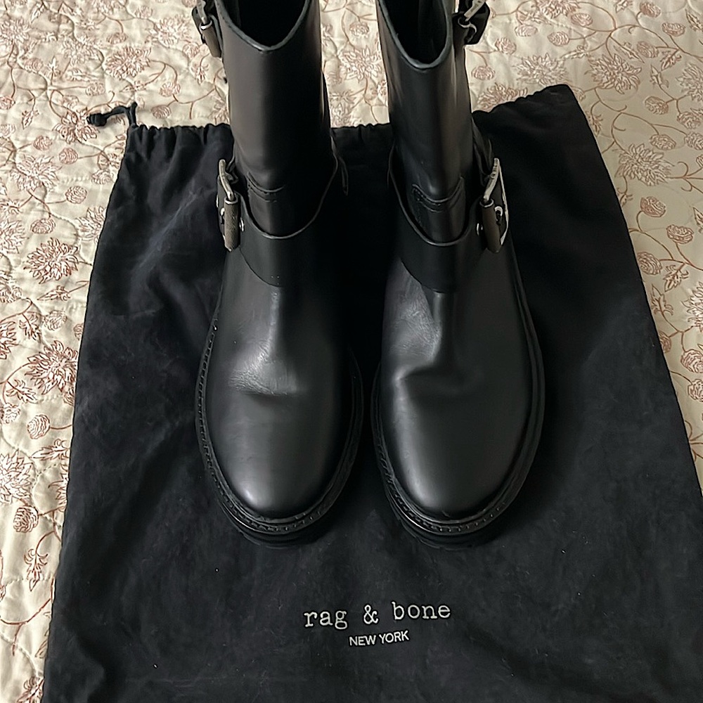 NWOT Rag & Bone moto boots